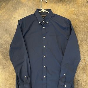 Banana republic - Untucked Slim-Fit Tech-Stretch Cotton Shirt